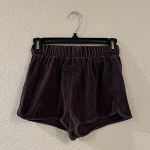 Essentials Dark Gray Terry Shorts